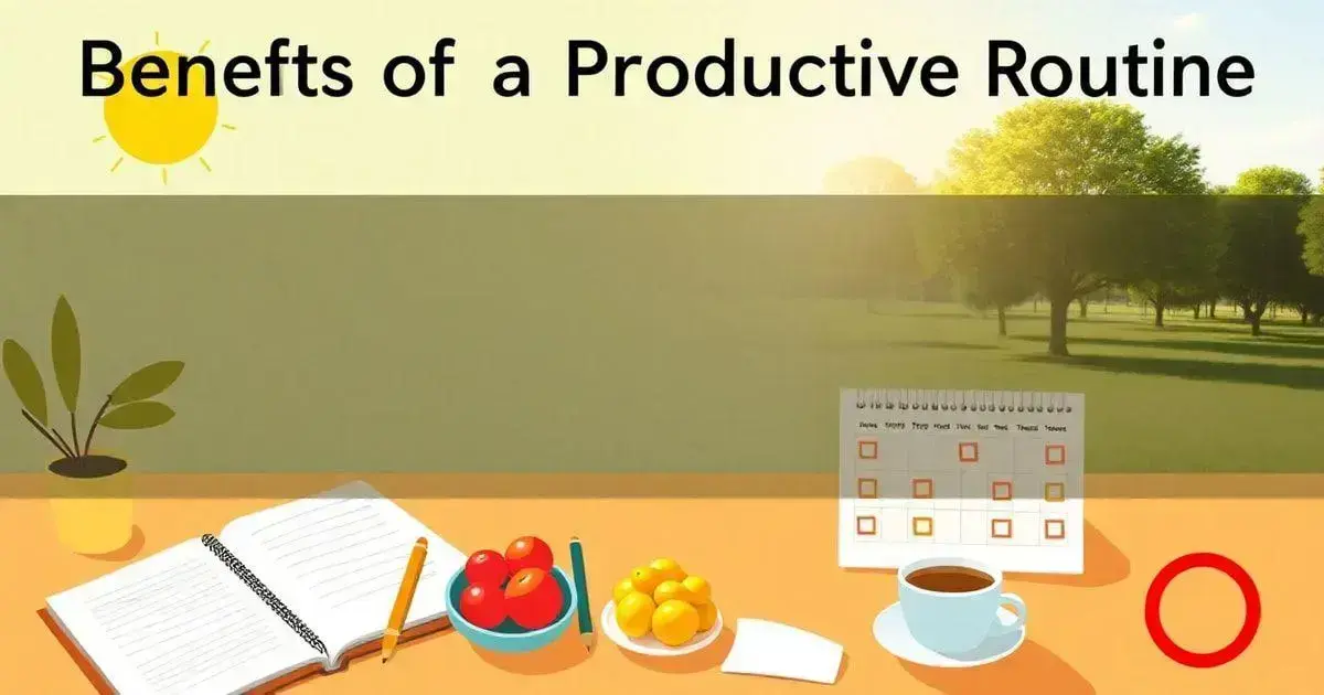 Benefits of a Productive Routine