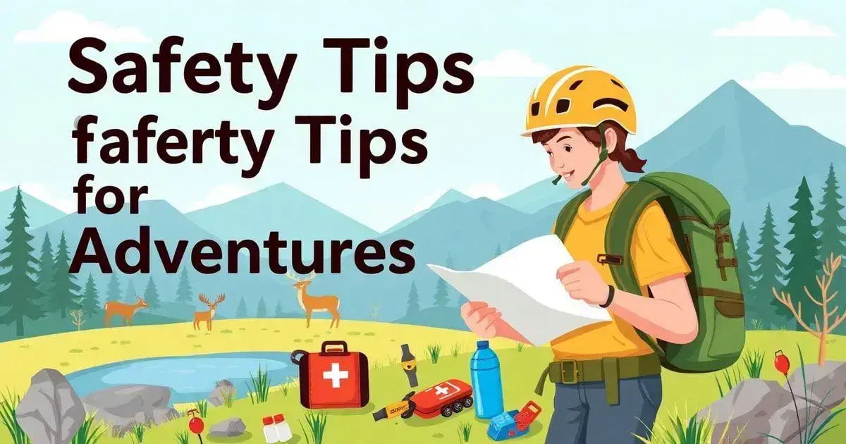 Safety Tips for Outdoor Adventures